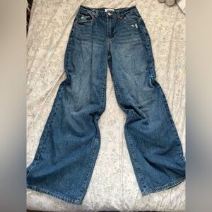 RSQ Medium Wash Baggy Jeans 26